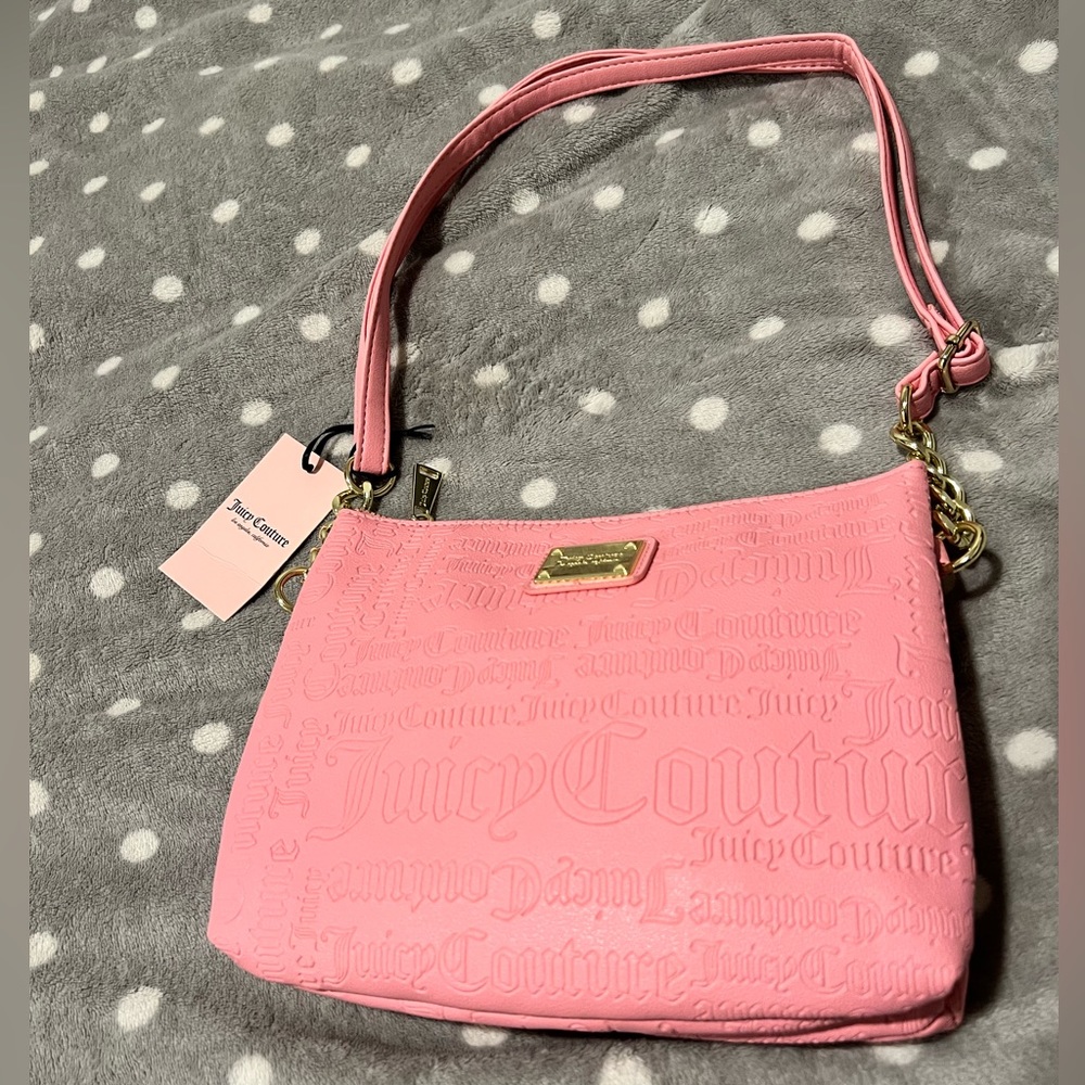 Brand New Juicy Couture Deboss Logo Pink Icing